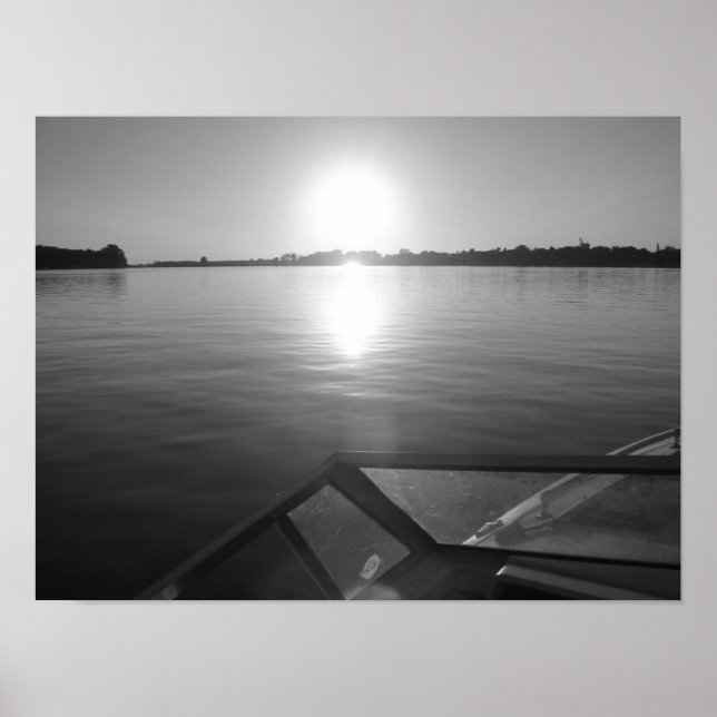 Poster Coucher de soleil en Wboard (Devant)