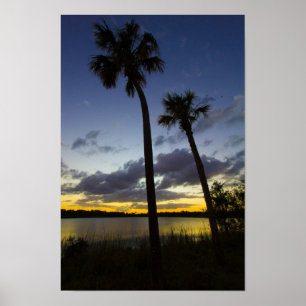 Poster Coucher de soleil, George Lestrange Preserve, Fort