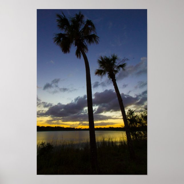 Poster Coucher de soleil, George Lestrange Preserve, Fort (Devant)