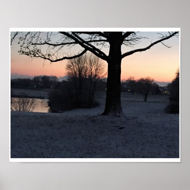 Poster Coucher de soleil sur Core Creek (Devant)
