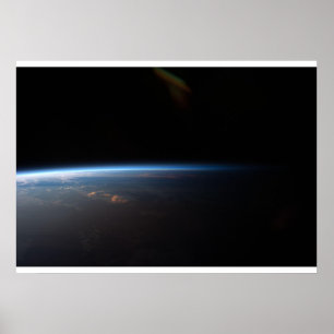 Poster Coucher de soleil sur l'Amérique du Sud