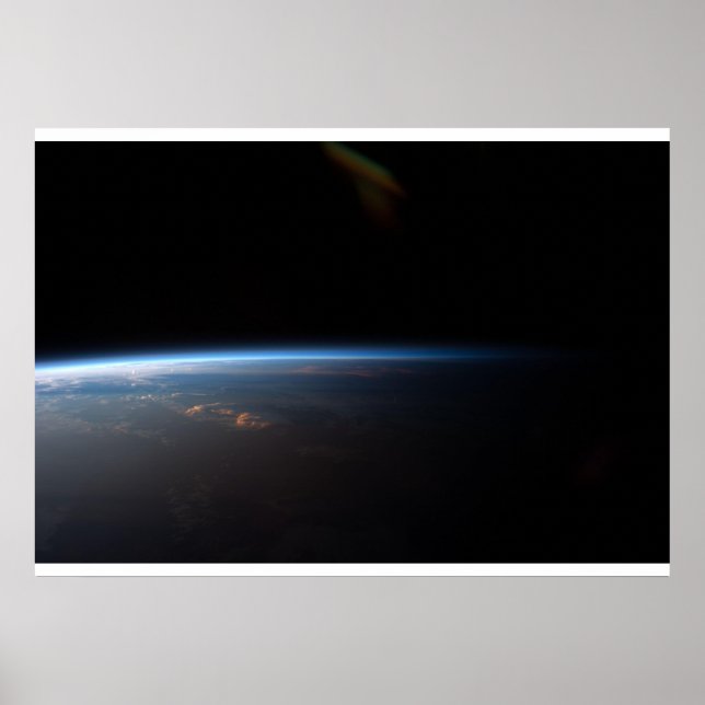 Poster Coucher de soleil sur l'Amérique du Sud (Devant)