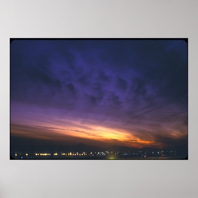 Poster Coucher de soleil sur Phoenix (Devant)