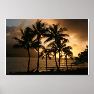 Poster Coucher du soleil