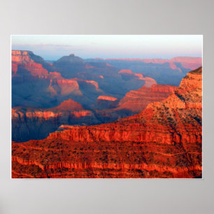 Poster coucher du soleil de canyon grand