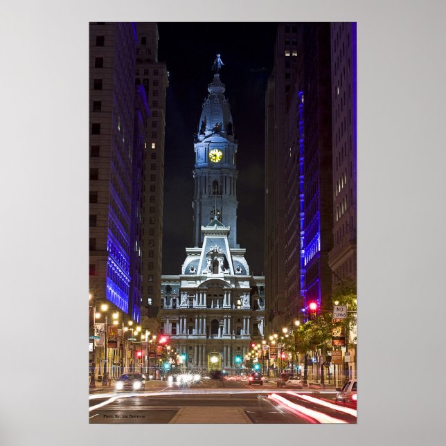 Poster Couleur de nuit Grand Canvas St (Devant)