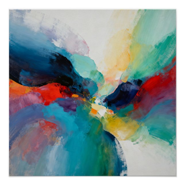 Poster Couleur éclatée (Devant)