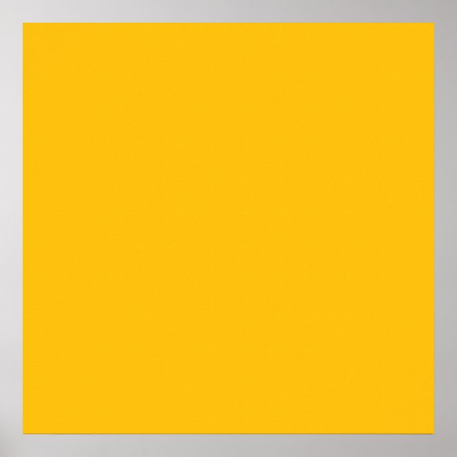 Poster couleur jaune or (Devant)