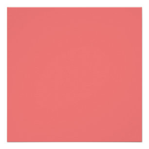 Poster couleur rouge