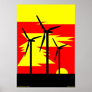 Poster Couleur Sunrise - Siemens Wind Power