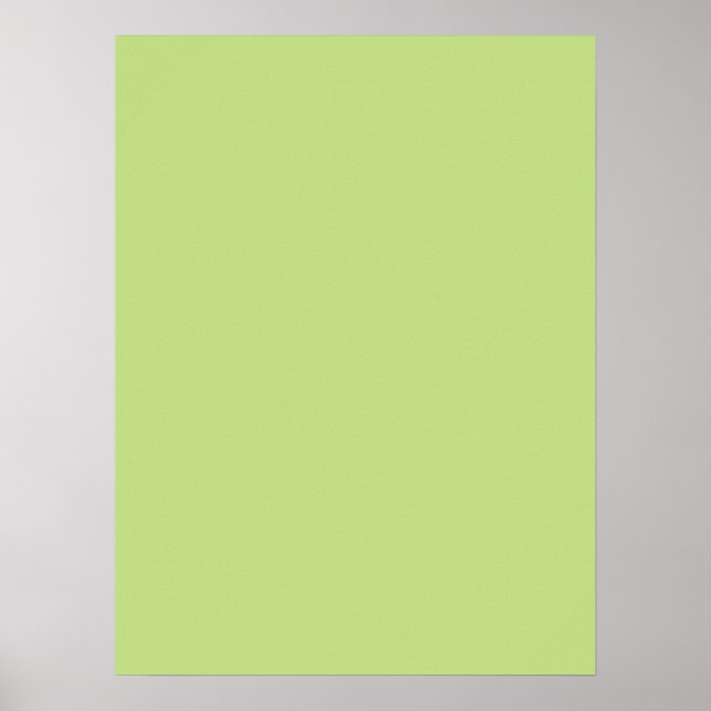 Poster Couleur vert ressort prête à Customiser (Devant)
