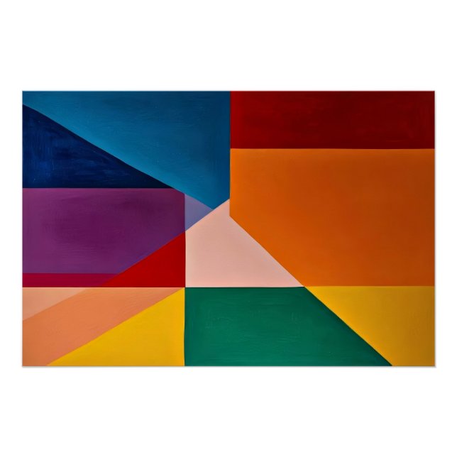 Poster Couleurs en équilibre (Devant)