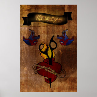 Poster Coupe et teinture