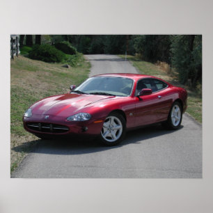 Poster Coupe Jaguar XK8