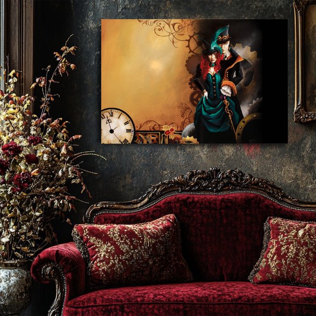 Poster Couple victorien Steampunk (Créateur téléchargé)