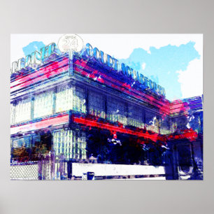 Poster Cour Carré Diner New York