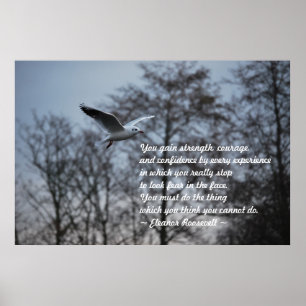 Poster Courage et confiance