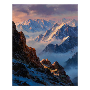 Poster Couronne des pics silencieux