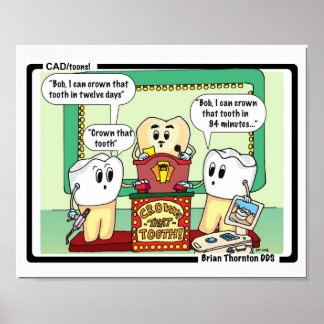 Poster Couronne que Tooth Print