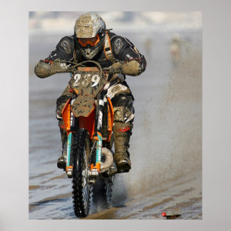 Poster Course de plage