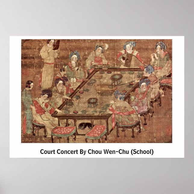 Poster Court Concert By Chou Wen-Chu (School) (Devant)