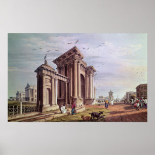 Poster Court House Street, Calcutta