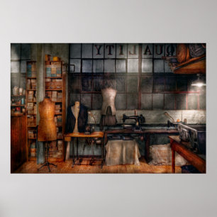 Poster Couture - Industrie - Linge de qualité