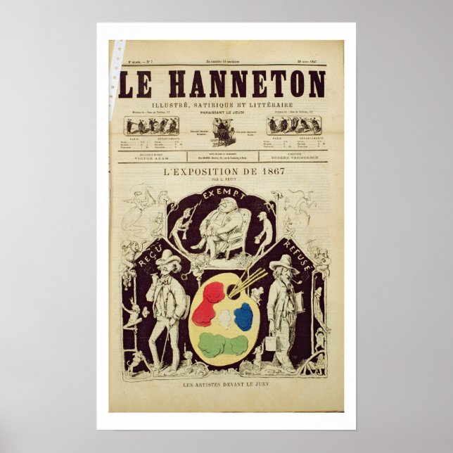 Poster Couverture de "Le Hanneton", représentant "Le Bef  (Devant)