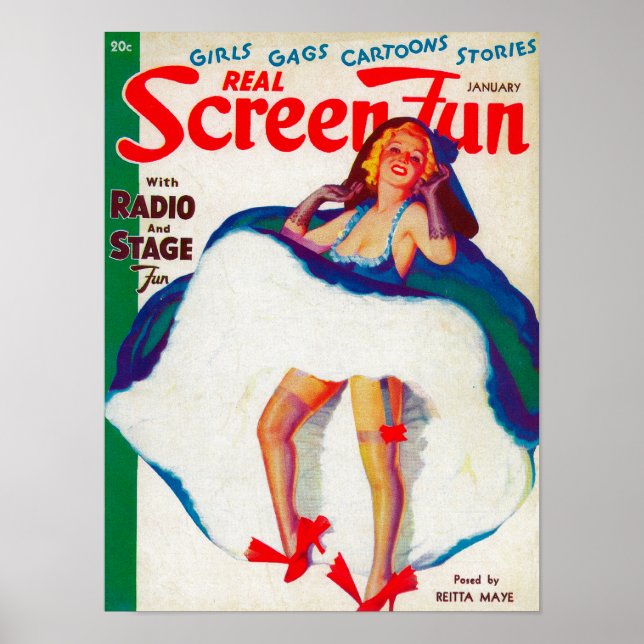 Poster Couverture du magazine Real Screen Fun 2 (Devant)