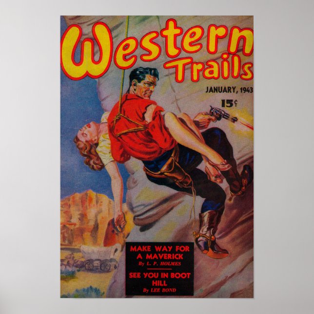 Poster Couverture du magazine Western Trails 3 (Devant)