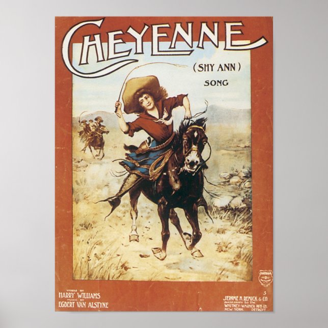 Poster Couverture Vintage Chongbook Cheyenne (Devant)