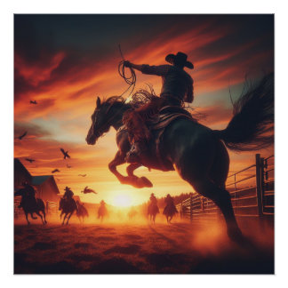 Poster Cow-boys