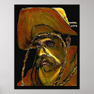 Poster Cowboy d'affiche avec la corde