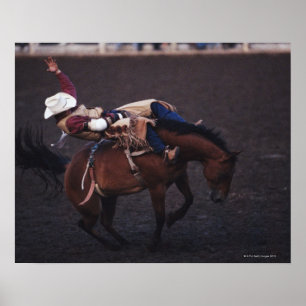 Poster Cowboy dans un rodéo 2