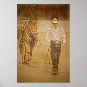Poster Cowboy Take Me Away fine art print
