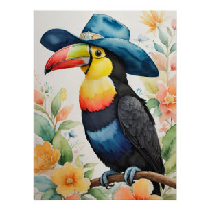 Poster Cowboy Toucan