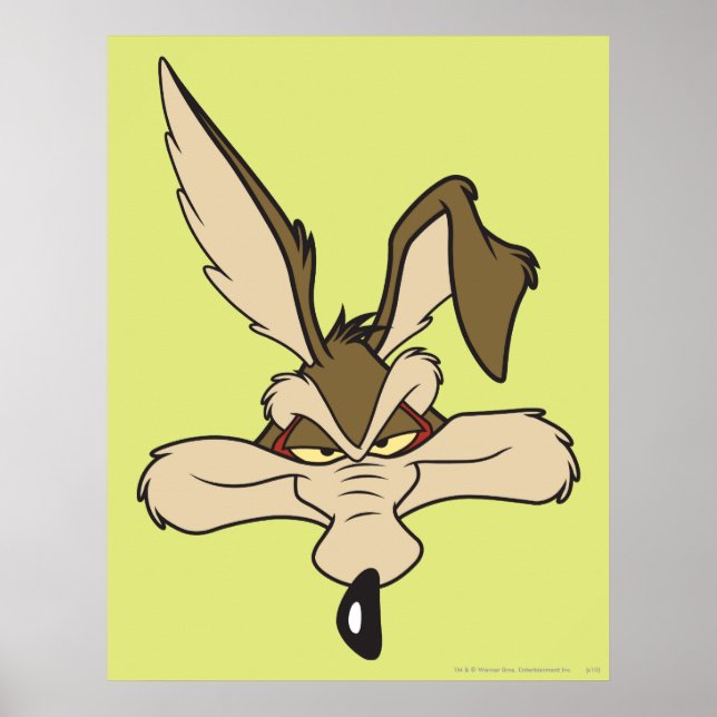 Poster COYOTE WILE E. ™ Fierté de la photo de profil (Devant)