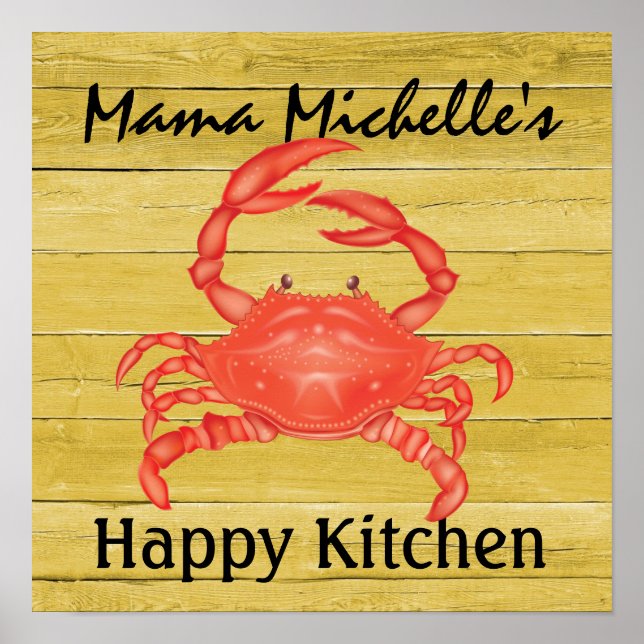 Poster Crabby... Happy Kitchen - SRF (Devant)