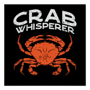 Poster Crabe Vintage