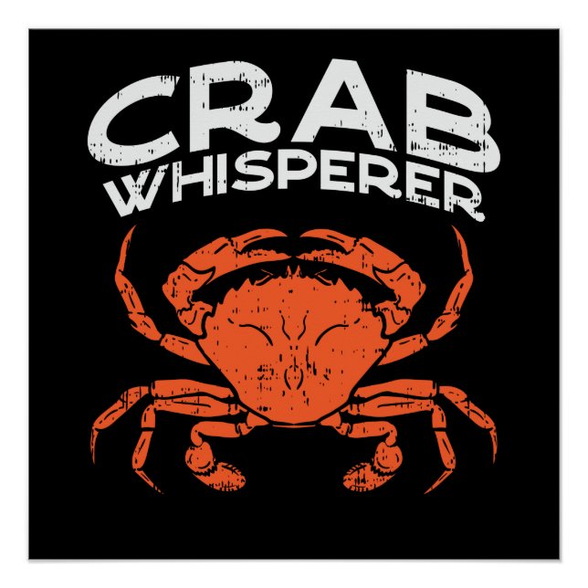 Poster Crabe Vintage (Devant)