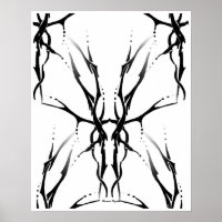 Crâne de cerf tatouage tribal numérique noir et bl
