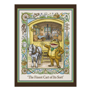 Poster Crapaud faisant étalage de l'intérieur de la Carav