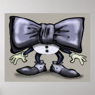 Poster Cravate noire