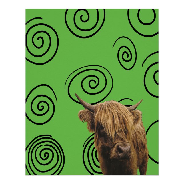 Poster Crazy Cow (Devant)