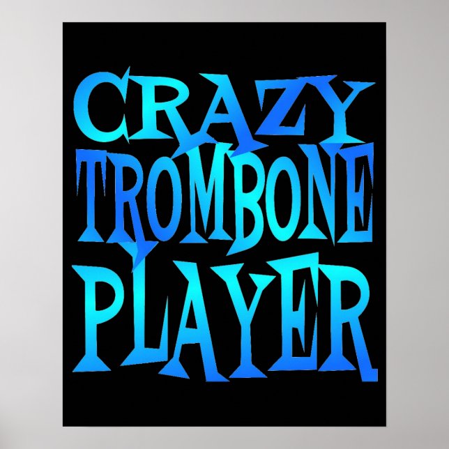 Poster Crazy Trombone Player (Devant)