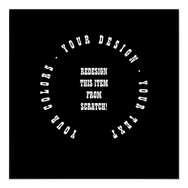 Poster Create Your Own (Devant)