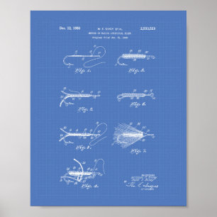 Poster Création artificielle 1950 Art breveté - Plan dire