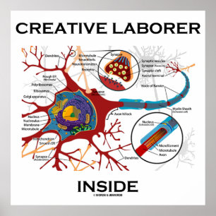 Poster Creative Laborer Inside (Neuron / Synapse)