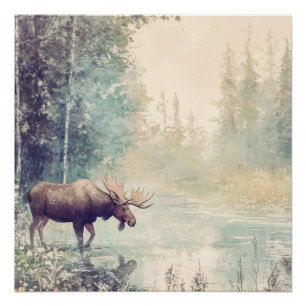 Poster Créatures des bois