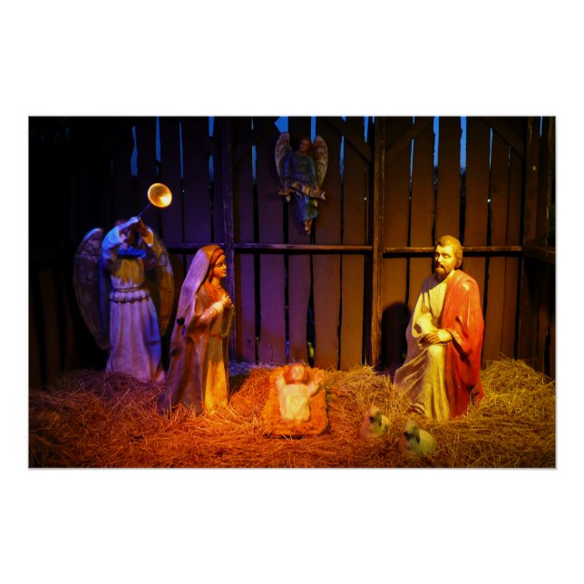 Poster Crèche de Noël à Washington DC (Devant)